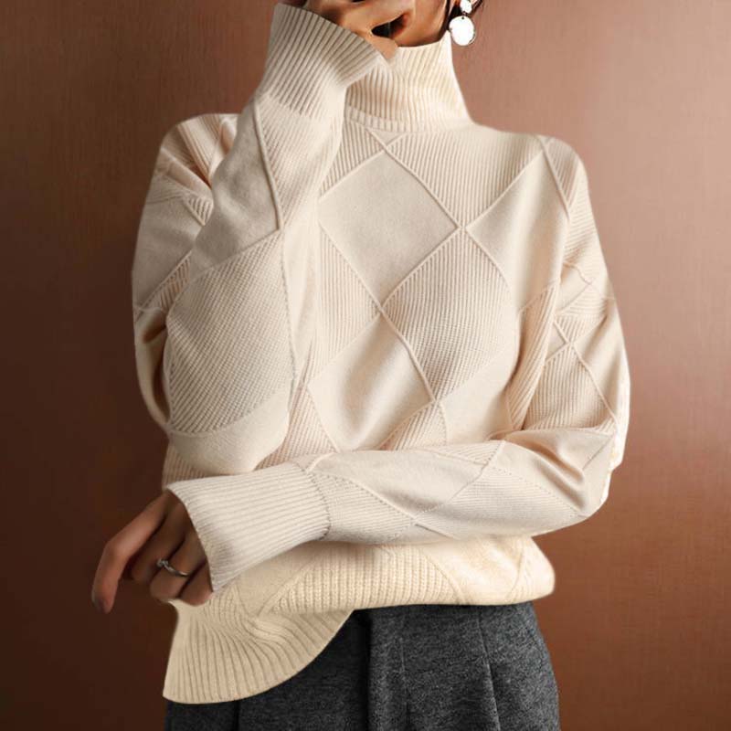 Viola | High Neck Knitted Jumper