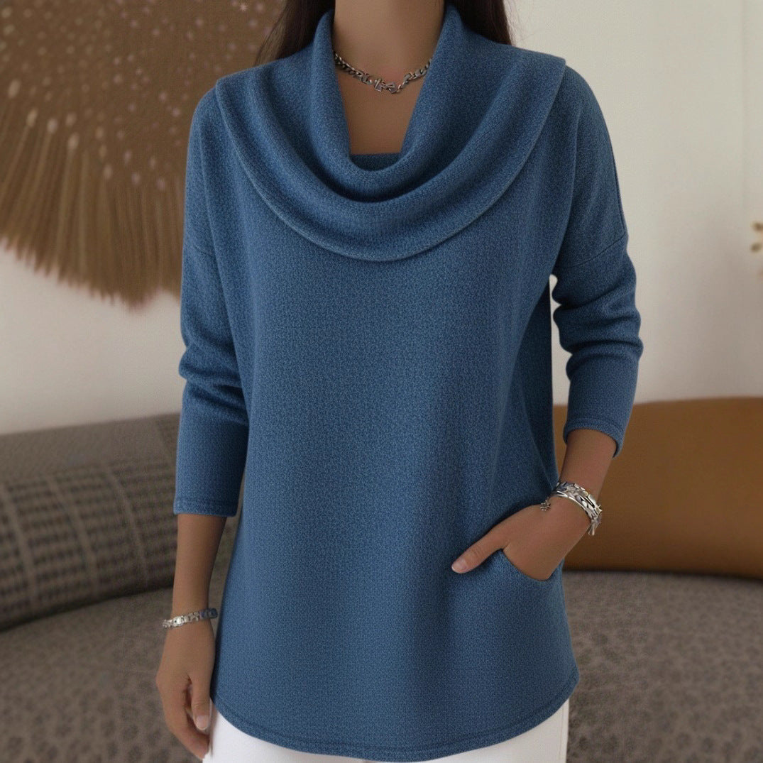 Lia | Draped Soft Jumper