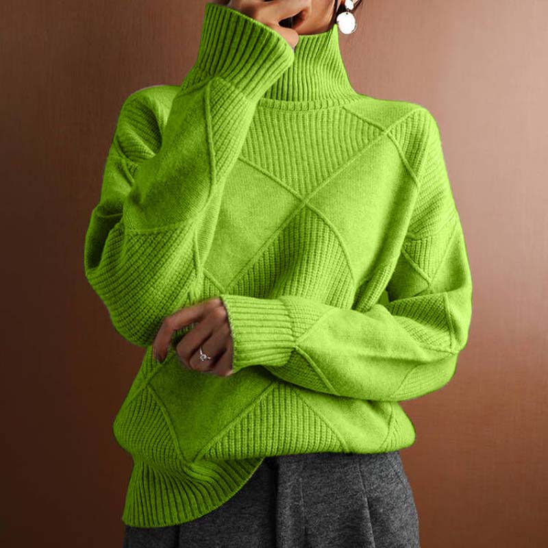 Viola | High Neck Knitted Jumper