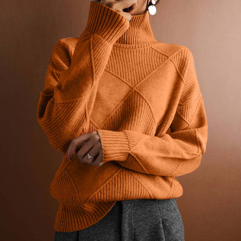 Viola | High Neck Knitted Jumper