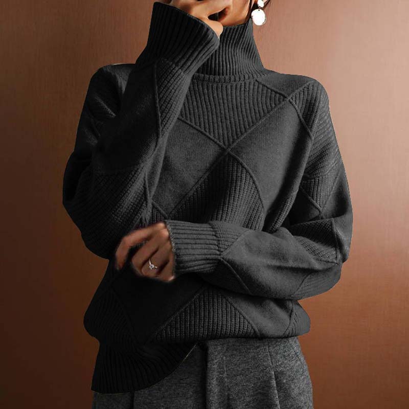 Viola | High Neck Knitted Jumper