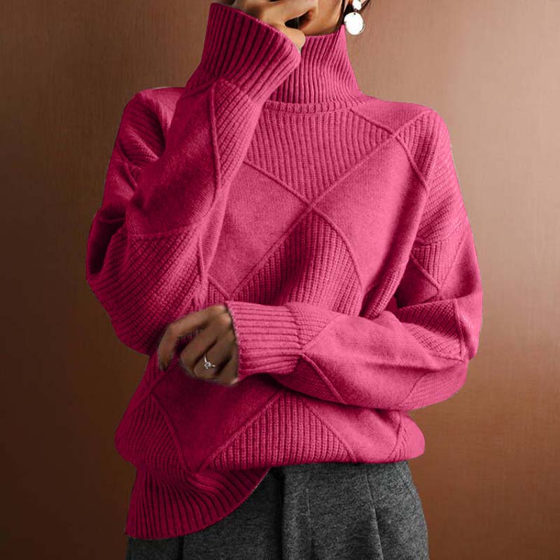 Viola | High Neck Knitted Jumper