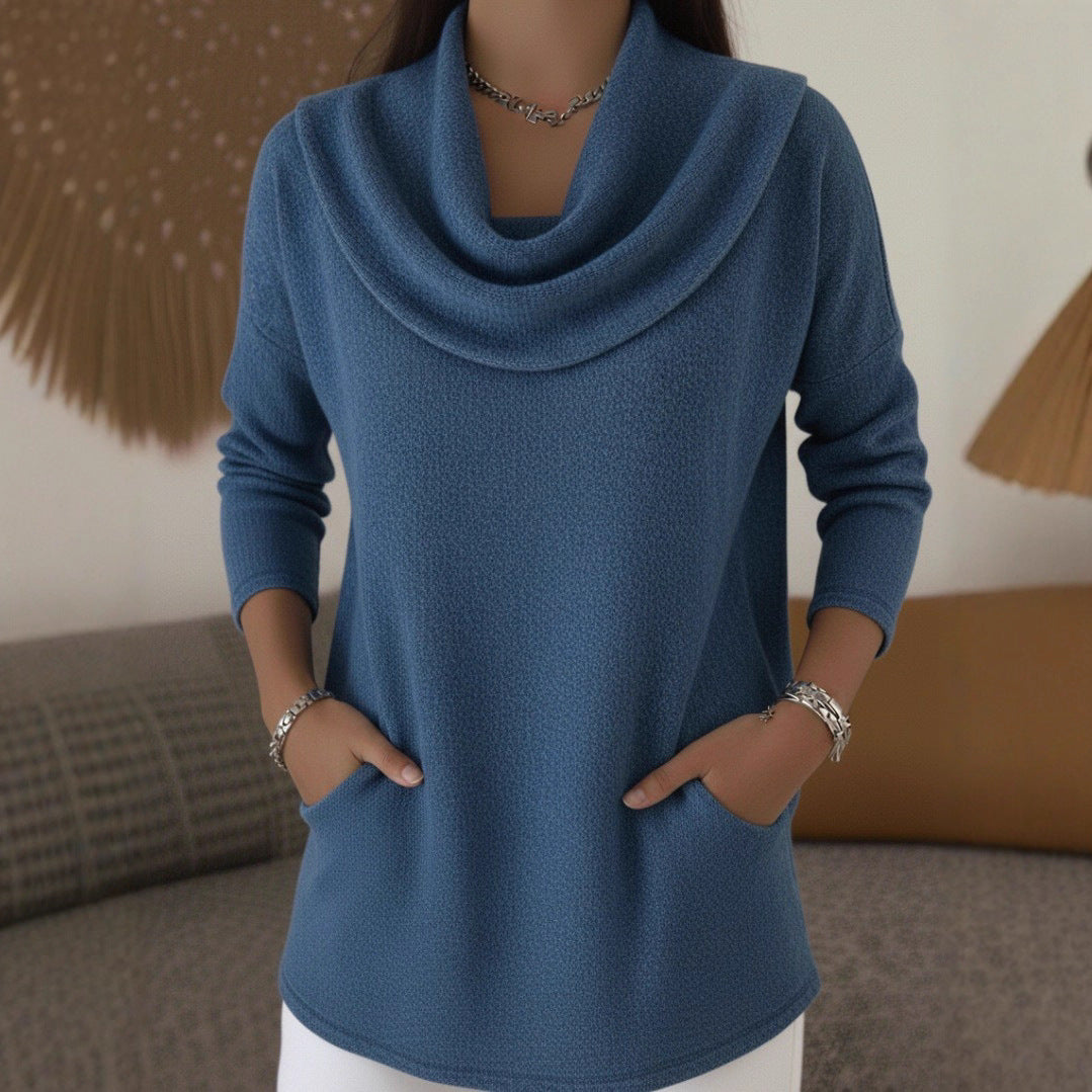 Lia | Draped Soft Jumper