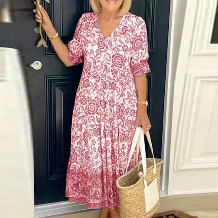 SONIA | DRESS WITH V-NECK