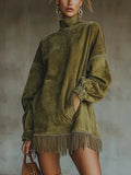 Darcie | Suede French Dress