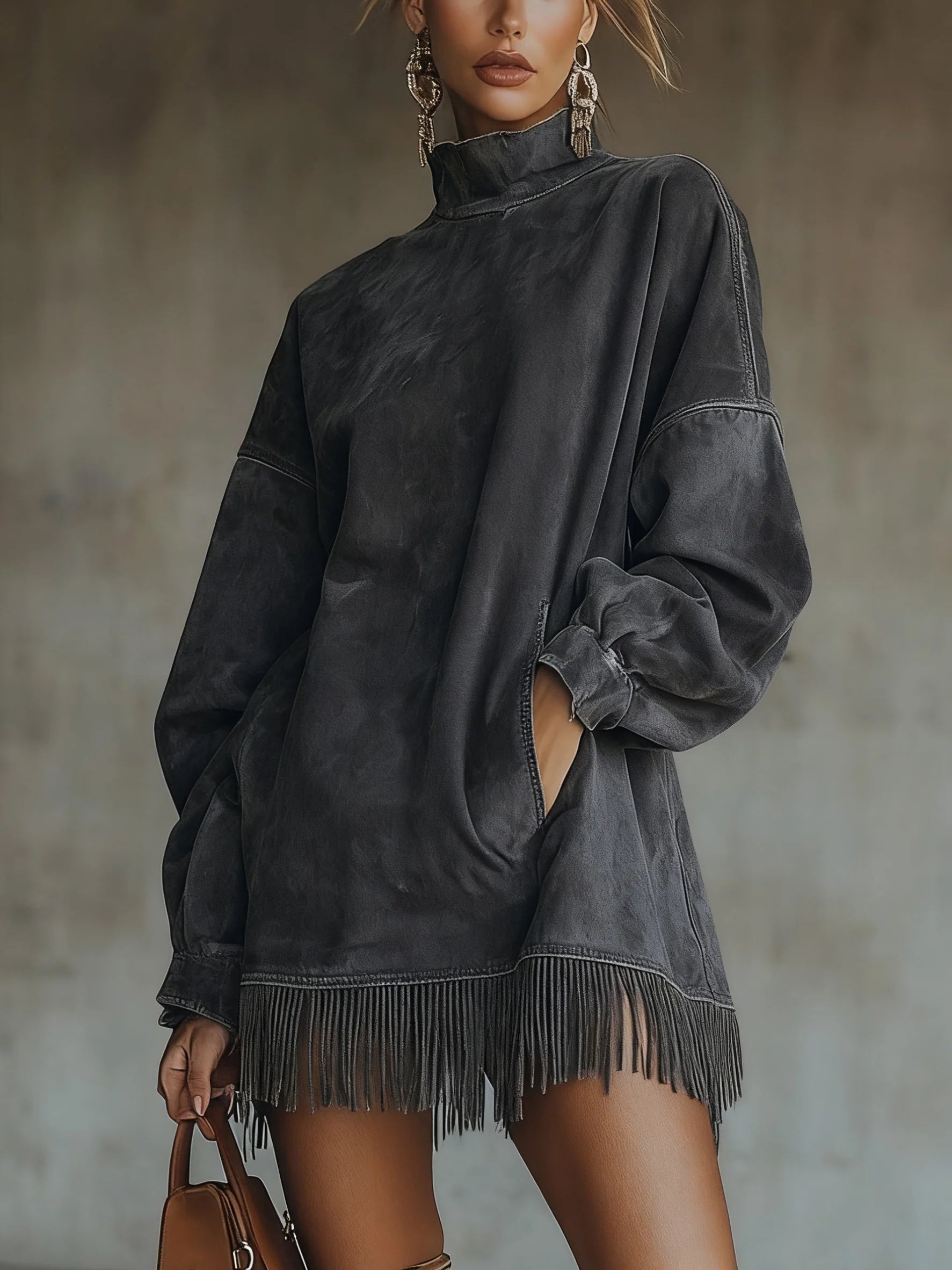 Darcie | Suede French Dress
