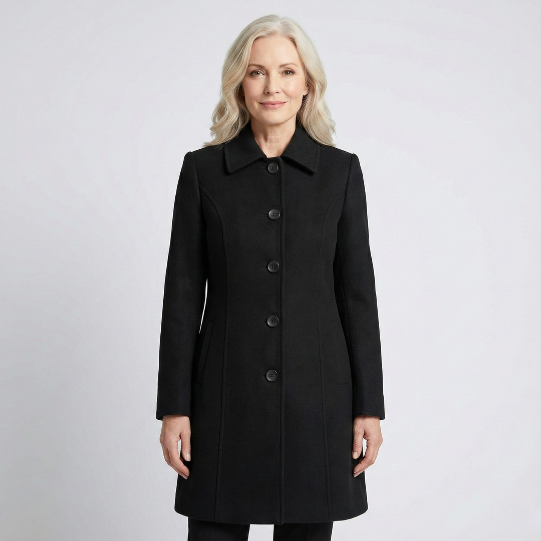Josephine - Winter Coat with One Button