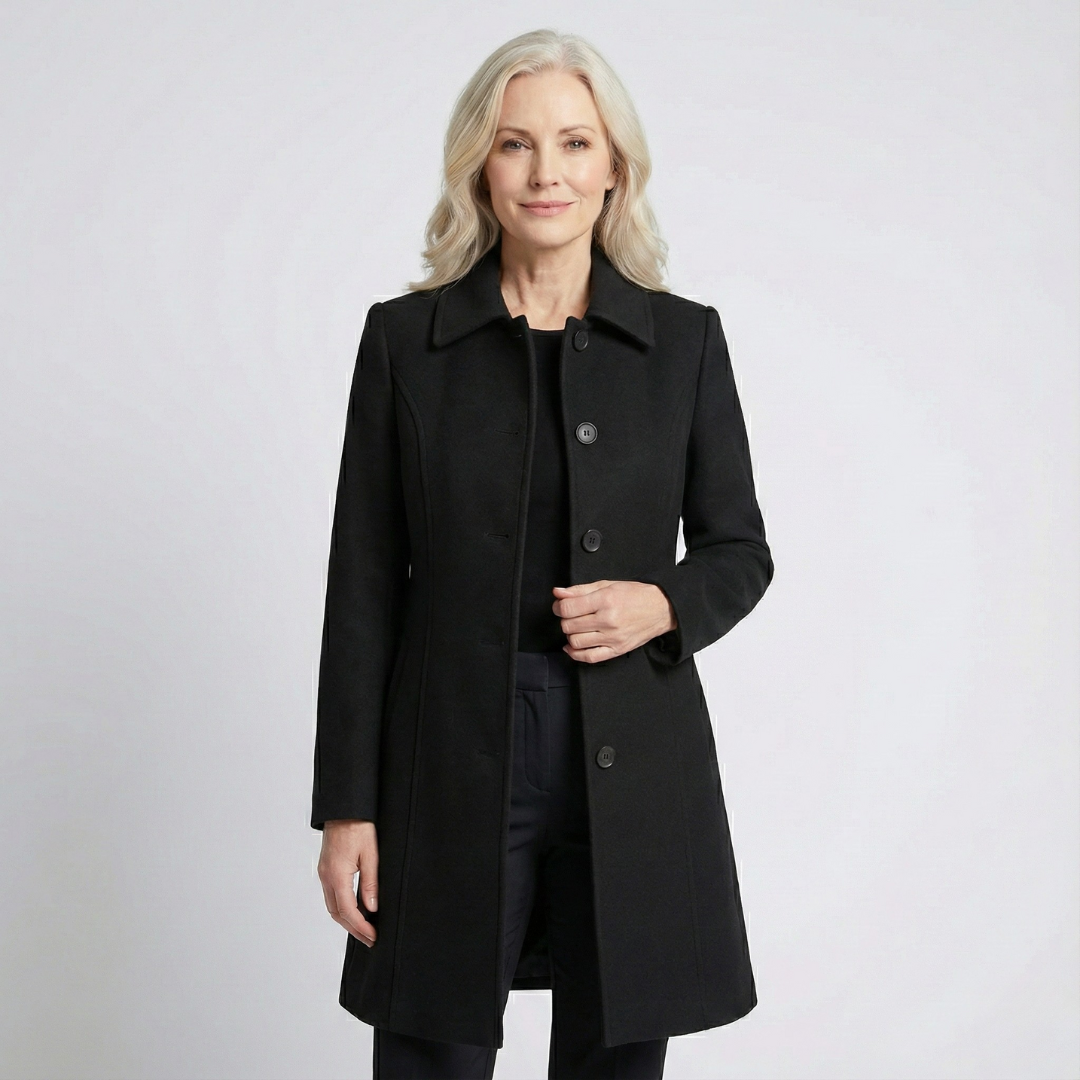 Josephine - Winter Coat with One Button