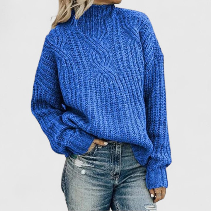 Elisabetta | High Neck Warm Sweater