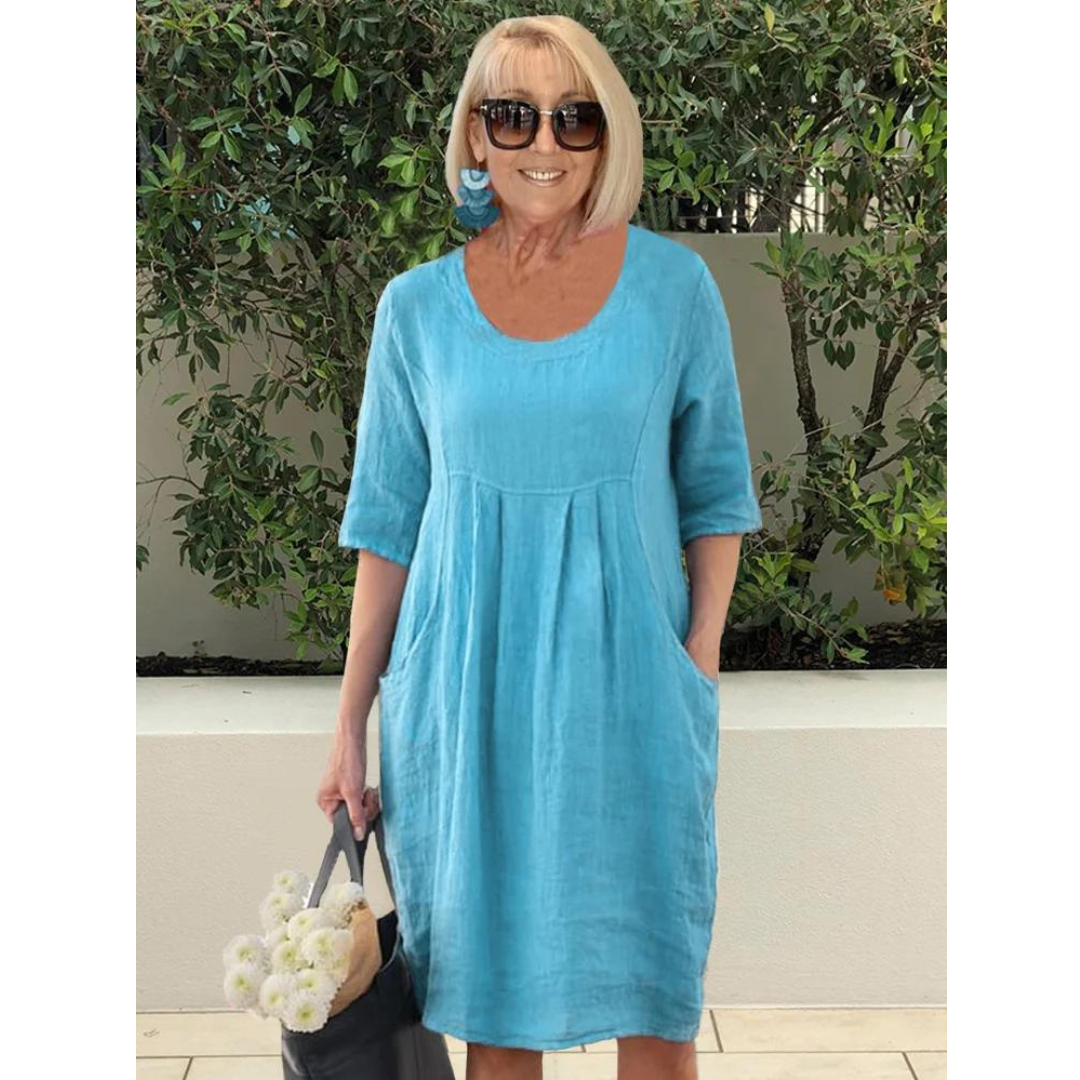 GABRIELLA SUMMER DRESS WITH POCKETS