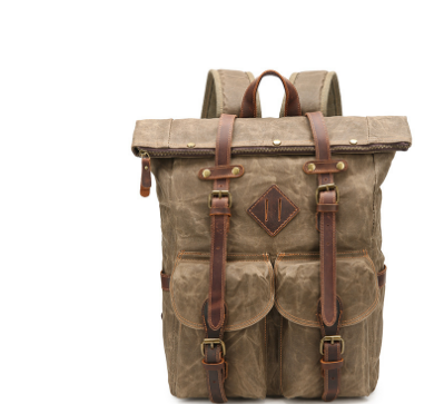 Mitchell - Vintage Waxed Hiking Travel Backpack