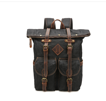 Mitchell - Vintage Waxed Hiking Travel Backpack