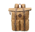 Mitchell - Vintage Waxed Hiking Travel Backpack