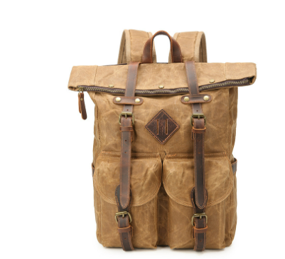 Mitchell - Vintage Waxed Hiking Travel Backpack