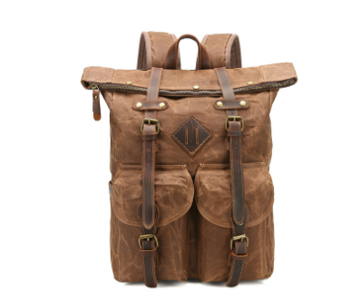 Mitchell - Vintage Waxed Hiking Travel Backpack