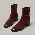 Romany | Elegant Eco-Suede Ankle Boots with Medium Heel