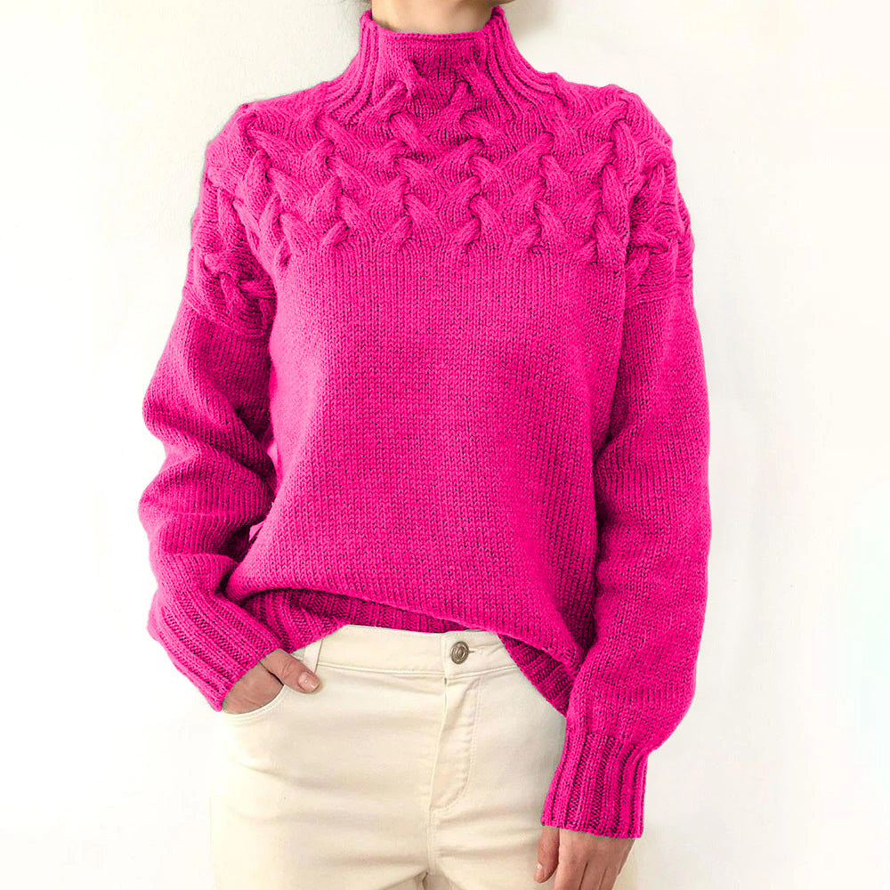 Loretta | Soft and Embracing High Neck Sweater