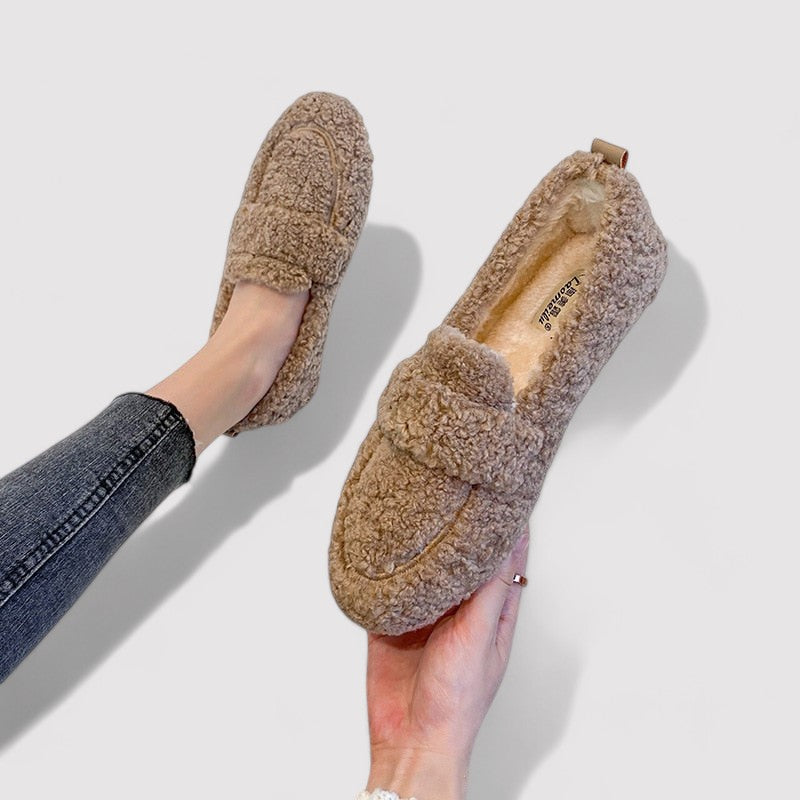 Clara | Women's Comfortable Fur Slippers