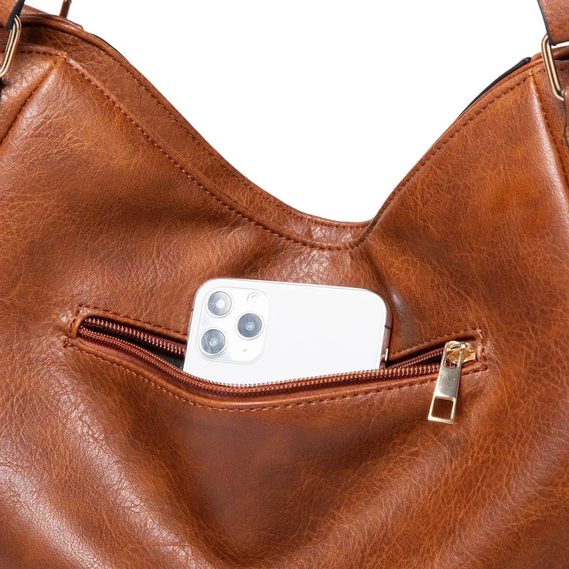 Nellie's Chic Sophistication | Leather Shoulder Bag