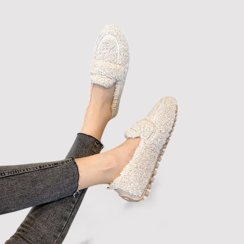 Clara | Women's Comfortable Fur Slippers