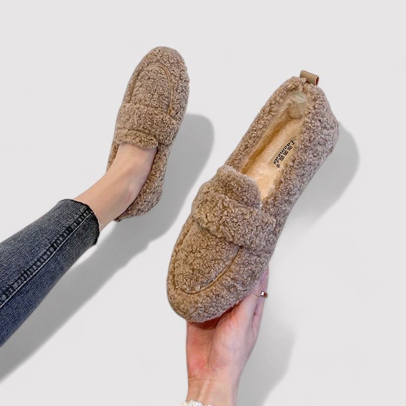 Clara | Women's Comfortable Fur Slippers