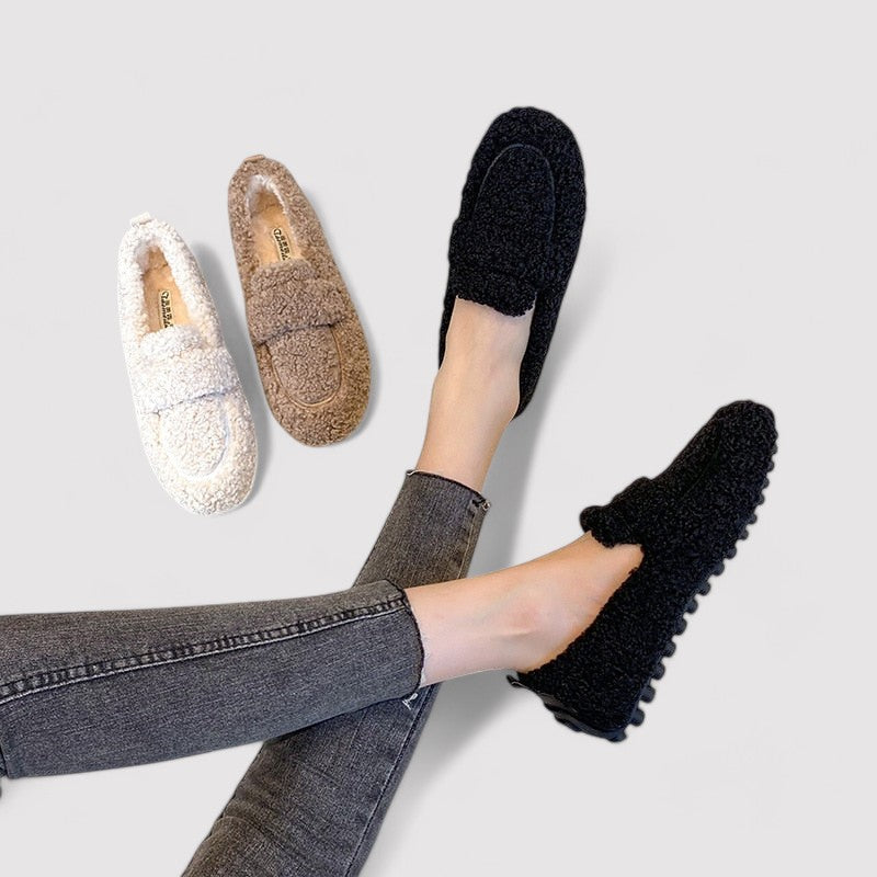 Clara | Women's Comfortable Fur Slippers