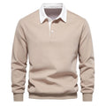 Austin - Long Sleeve Polo Collar Sweatshirt