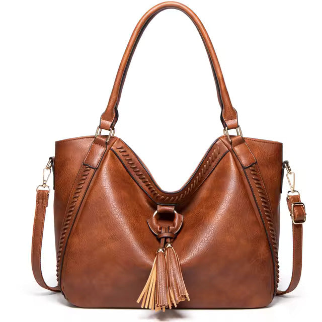 Nellie's Chic Sophistication | Leather Shoulder Bag