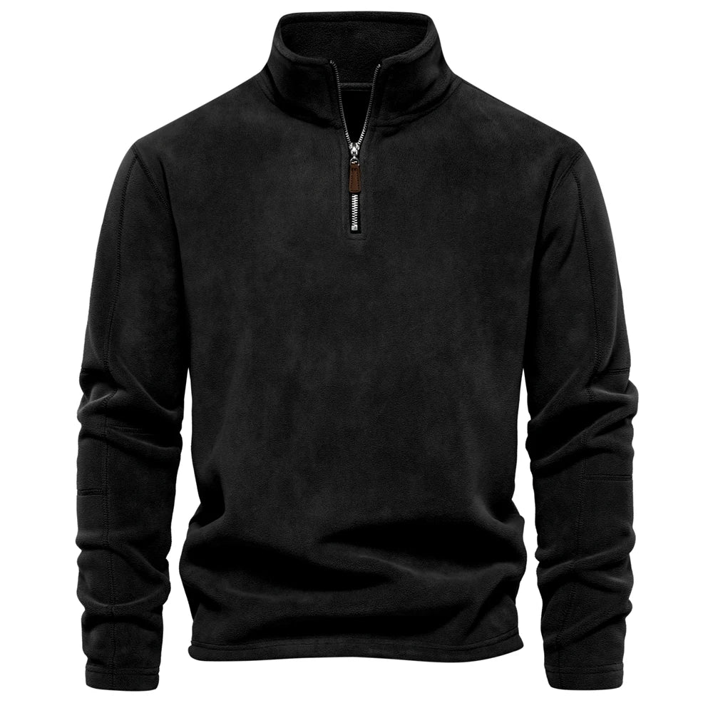 Emil | Heated fleece pullover with zipper