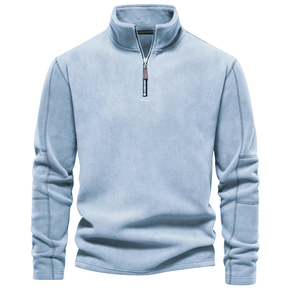 Emil | Heated fleece pullover with zipper