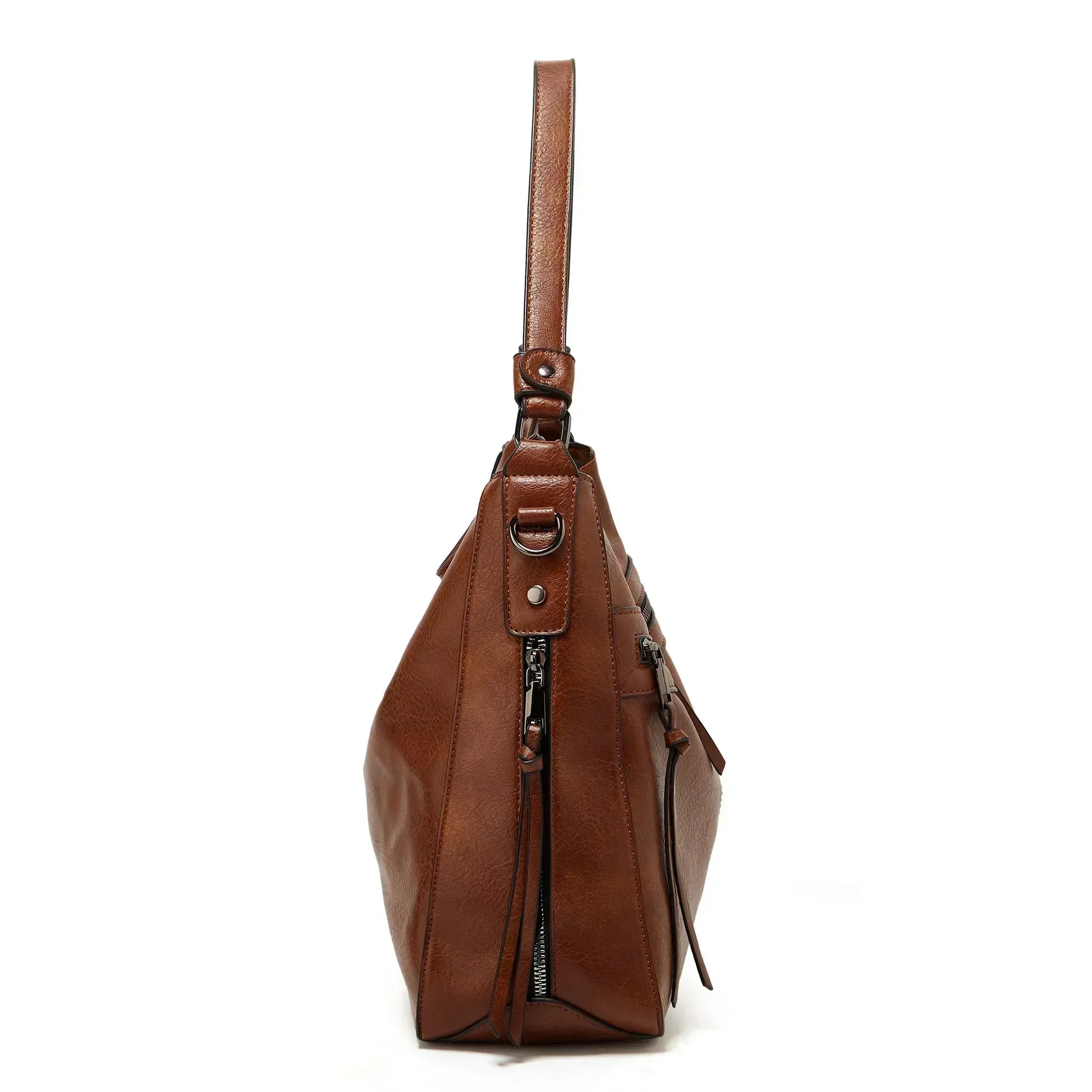 Muriel's Vintage Charm | Leather Shoulder Bag