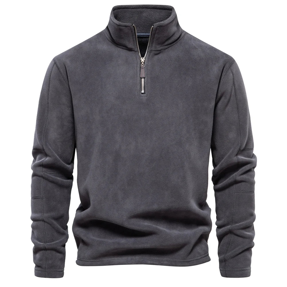 Emil | Heated fleece pullover with zipper