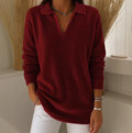Emma | V-Neck Velvet Soft Jumper