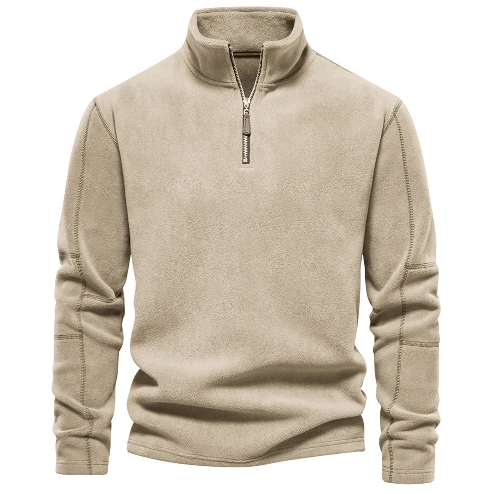 Emil | Heated fleece pullover with zipper
