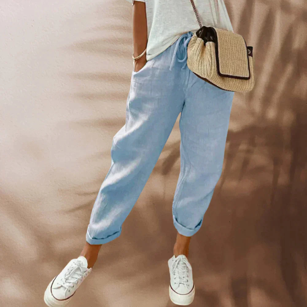 VALERIA | LIGHT LINEN PANTS