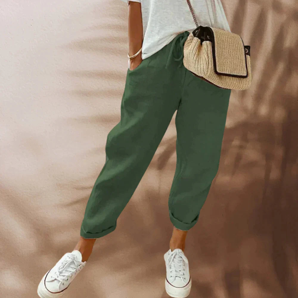 VALERIA | LIGHT LINEN PANTS