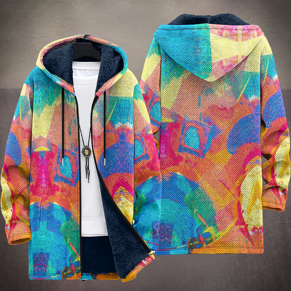 Tiarna™ | Luxury Art-Inspired Hooded Jacket
