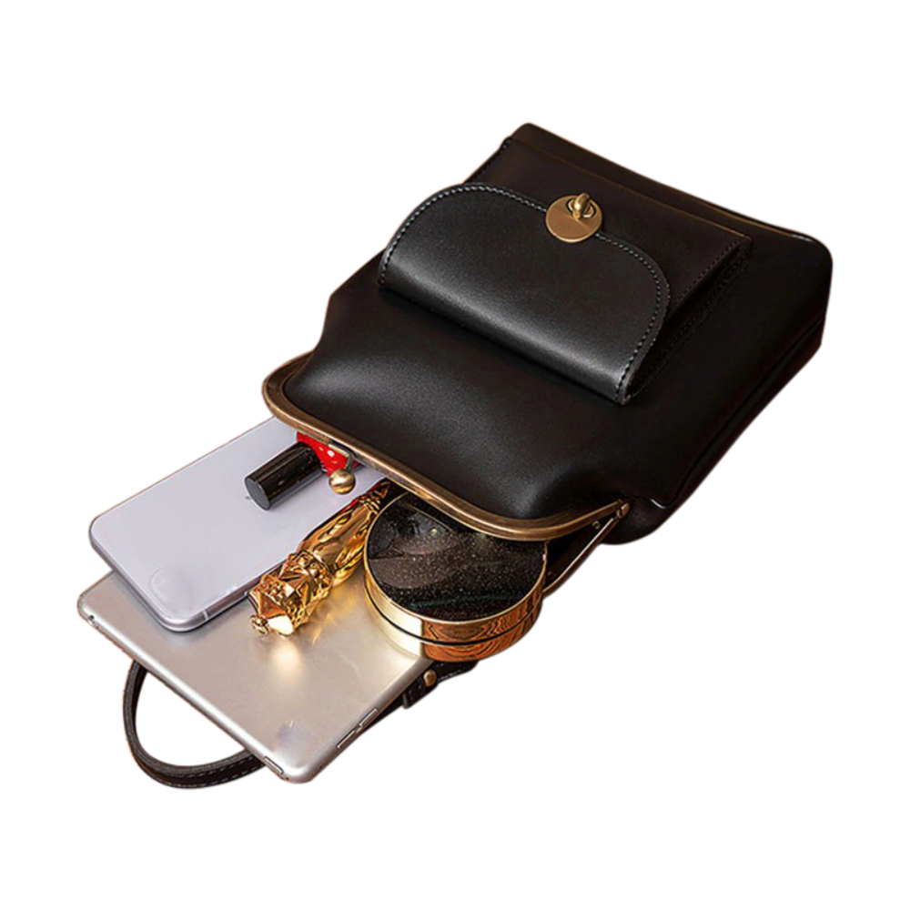 Vintage Lock Bag - Clara's Retro Chic Essential Piece (Buy 1, Get 1 Free)