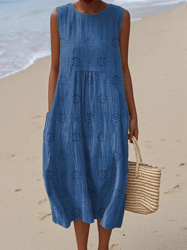 Sara | Midi Dress with Pattern