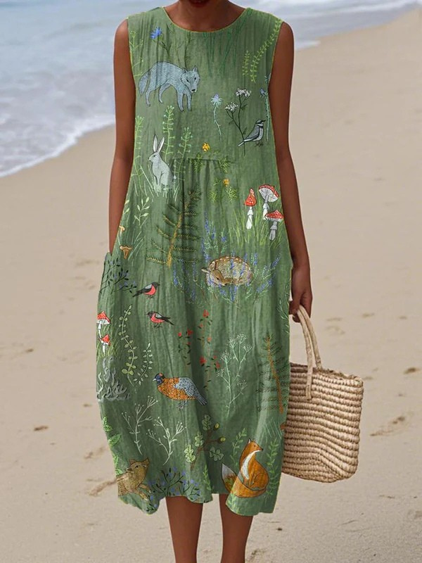 Speranza | Midi Woodland Dress