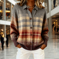 BEATRICE – Soft Checked Jumper