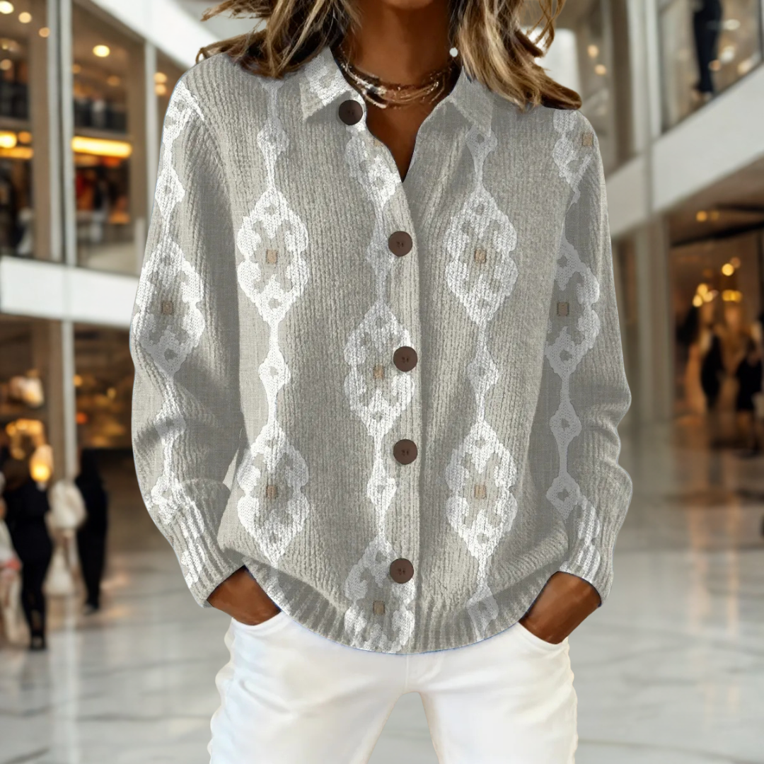 GIULIANA – Stylish Patterned Soft Jumper