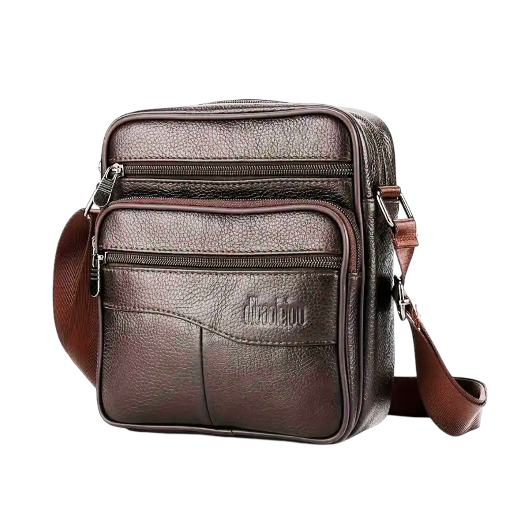 Carter - Leather Multi-Functional Shoulder Bag for Men