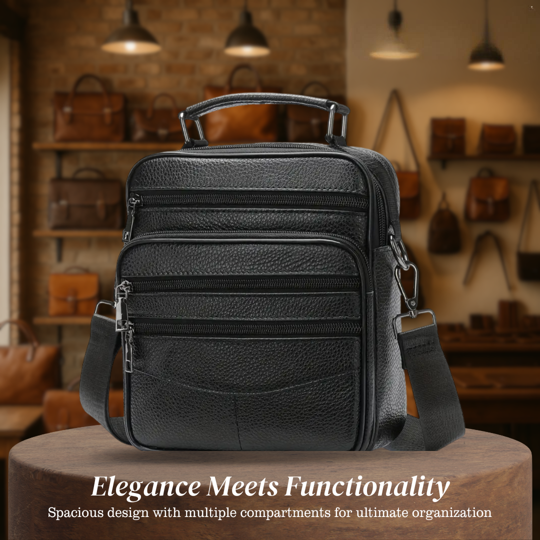 Jacob - Leather Retro Shoulder Bag for Men