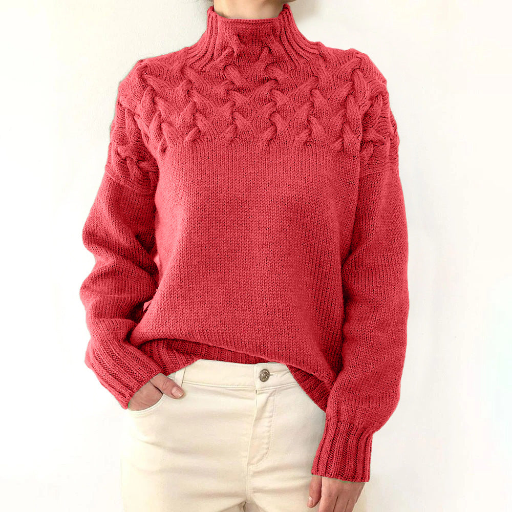 Loretta | Soft and Embracing High Neck Sweater