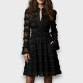 Parisa – Transparent Lace Detailed Midi Dress