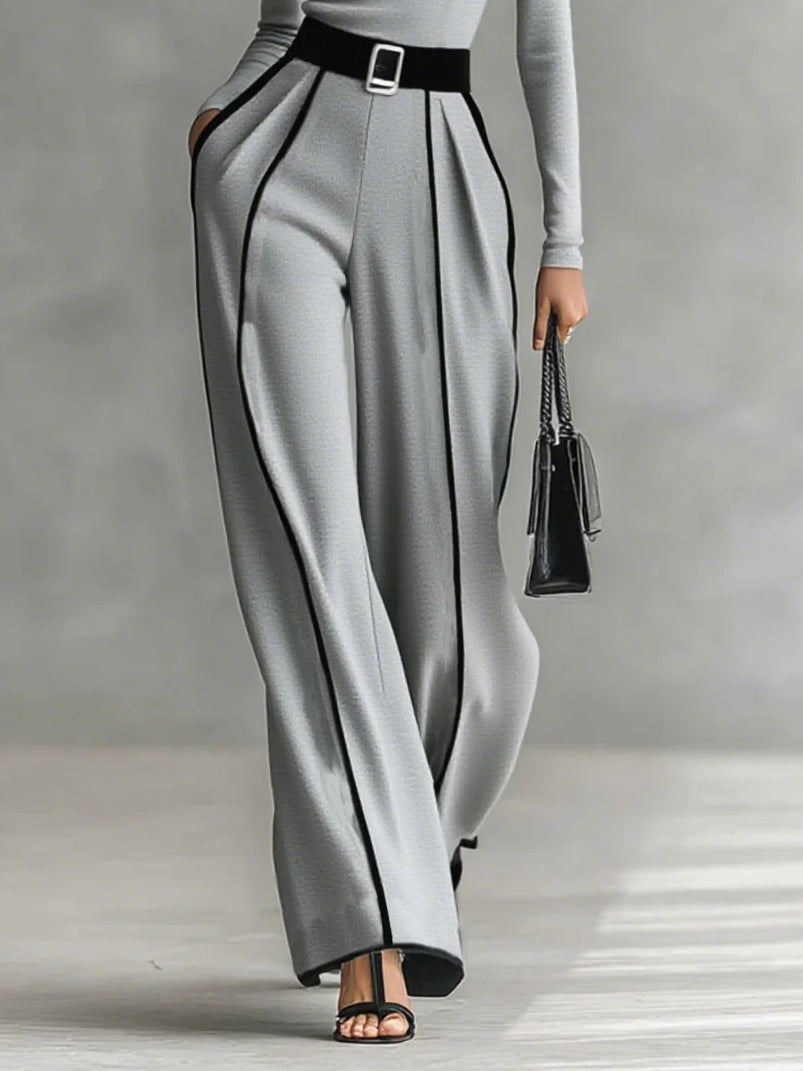 Solana - Long Sleeve Golf and Wide Leg Pant Set