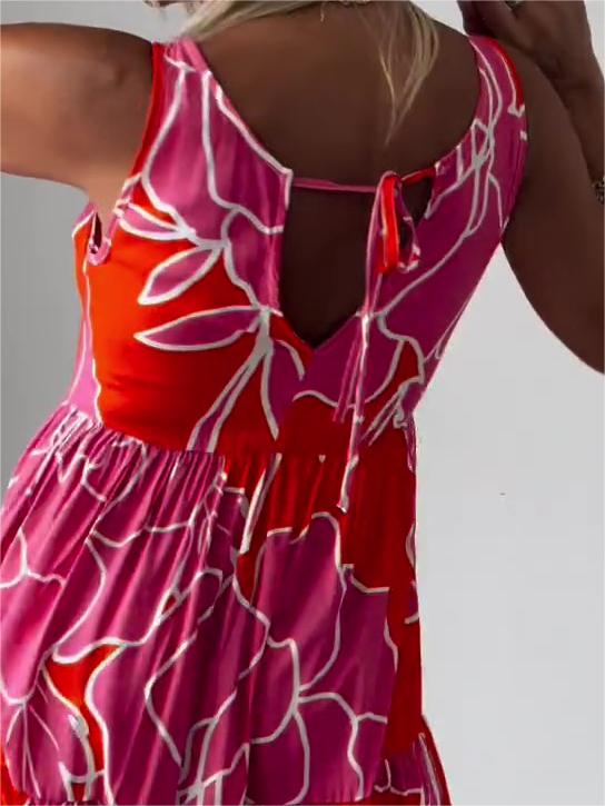 TERESA™ | ELEGANT DRESS WITH FLORAL PRINT