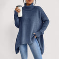 Patricia – Long and Stylish High Neck Jumper