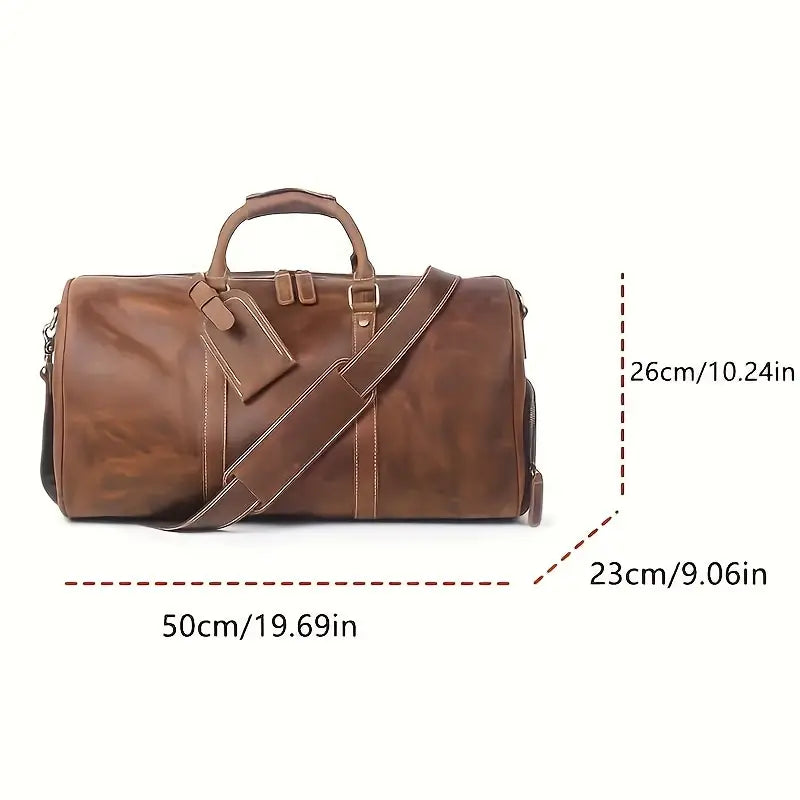 Joseph - Large Capacity Leather Travel Bag